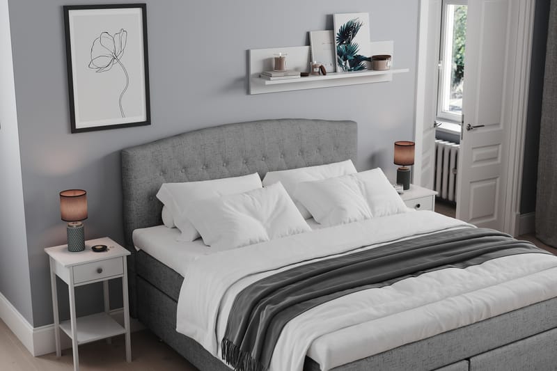 Belda Kontinentalsäng 160x200Medium - Grå - Möbler - Säng - Kontinentalsäng