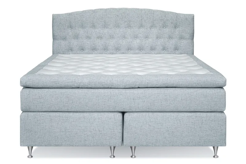 Belda Kontinentalsäng 180x200Fast/Medium, Ljusblå