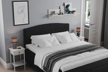 Belda Kontinentalsäng 180x200Medium - Svart - Möbler - Säng - Kontinentalsäng