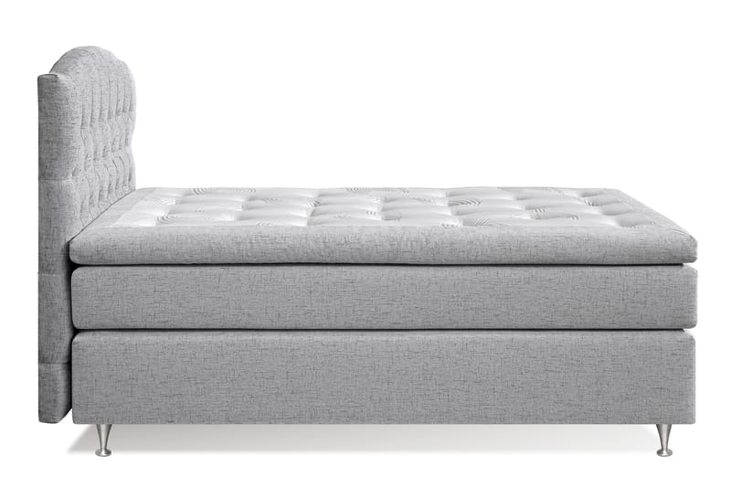 Belda Sängpaket 120x200 Fast - Ljusgrå - Komplett sängpaket - Kontinentalsäng