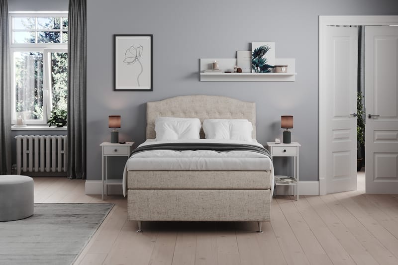 Belda Sängpaket 120x200 Medium - Beige - Komplett sängpaket - Kontinentalsäng