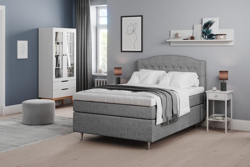 Belda Sängpaket 120x200 Medium - Grå - Möbler - Säng - Komplett sängpaket