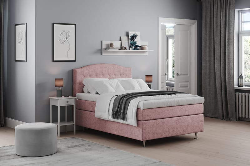 Belda Sängpaket 120x200 Medium - Rosa - Komplett sängpaket - Kontinentalsäng