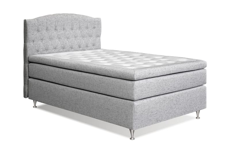 Belda Sängpaket 140x200 Fast - Ljusgrå - Komplett sängpaket - Kontinentalsäng - Dubbelsäng
