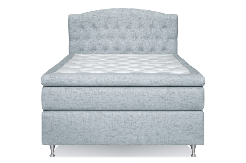 Belda Sängpaket 140x200 Medium - Ljusblå - Dubbelsäng - Komplett sängpaket - Kontinentalsäng