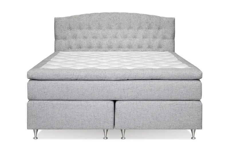 Belda Sängpaket 160x200 Fast - Ljusgrå - Möbler - Säng - Kontinentalsäng