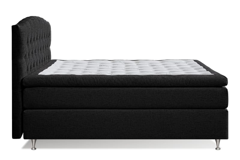 Belda Sängpaket 160x200 Fast - Svart - Komplett sängpaket - Kontinentalsäng - Dubbelsäng