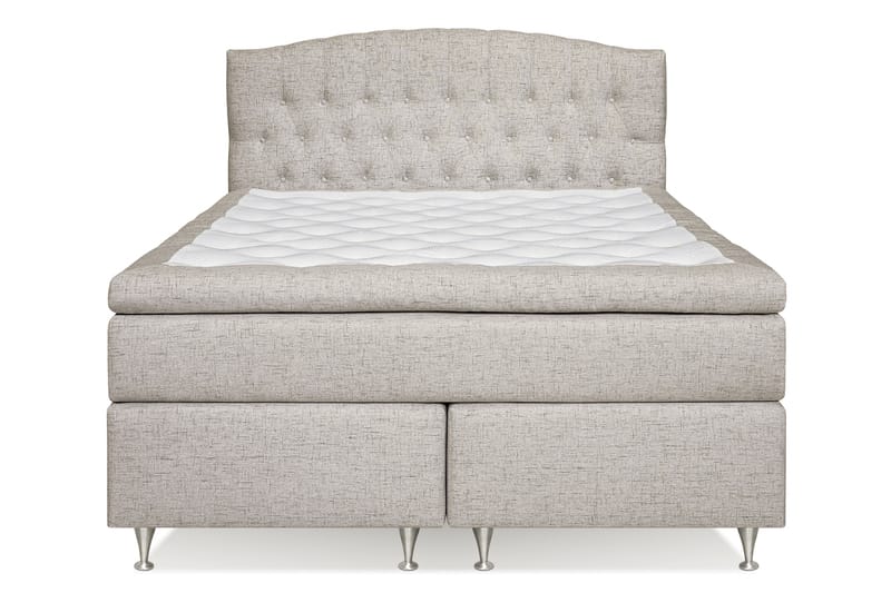 Belda Sängpaket 160x200 Fast/Medium - Beige - Komplett sängpaket - Kontinentalsäng - Dubbelsäng