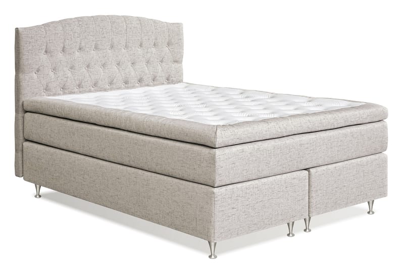 Belda Sängpaket 160x200 Fast/Medium - Beige - Komplett sängpaket - Kontinentalsäng - Dubbelsäng