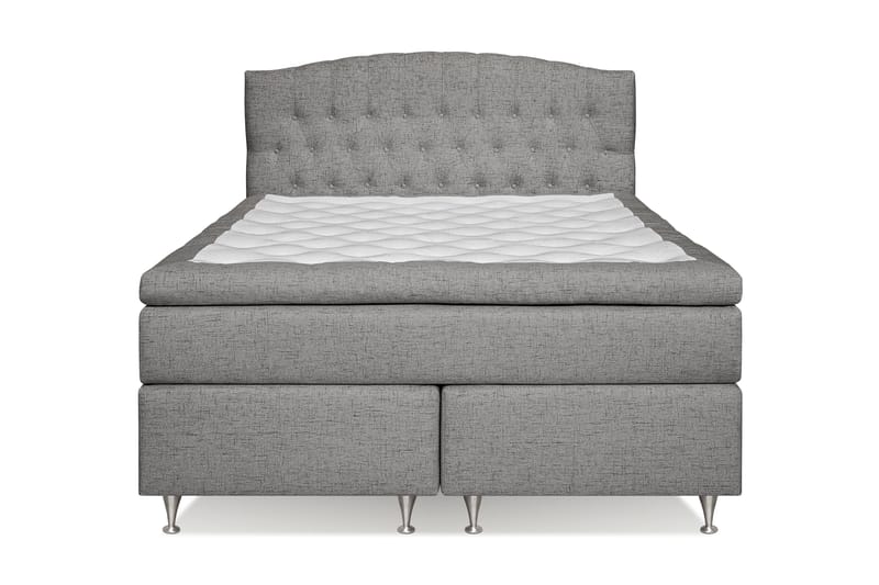 Belda Sängpaket 160x200 Fast/Medium - Grå - Komplett sängpaket - Kontinentalsäng - Dubbelsäng