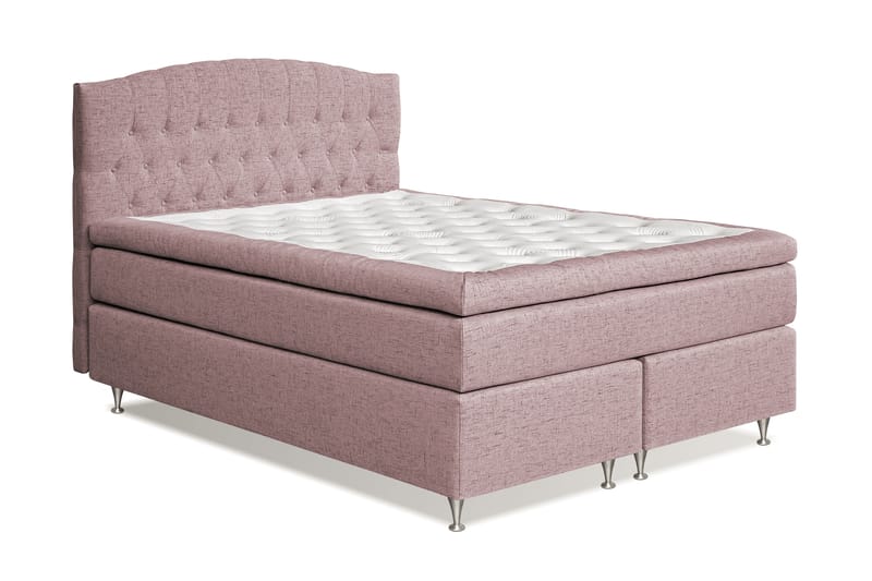 Belda Sängpaket 160x200 Fast/Medium - Rosa - Komplett sängpaket - Kontinentalsäng - Dubbelsäng