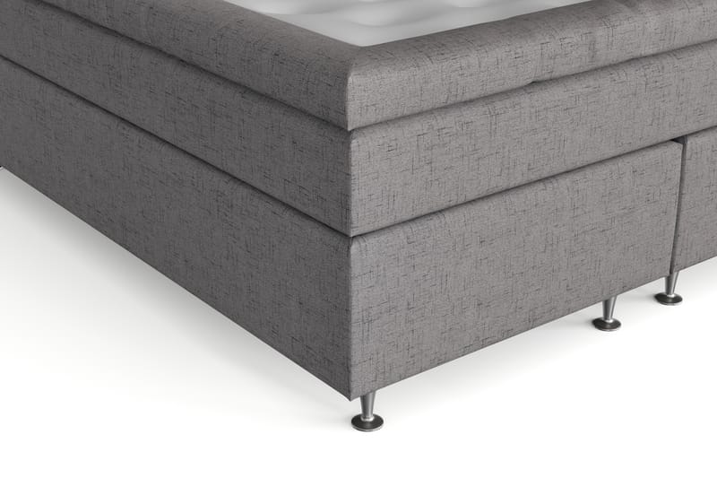 Belda Sängpaket 160x200 Medium - Grå - Komplett sängpaket - Kontinentalsäng - Dubbelsäng