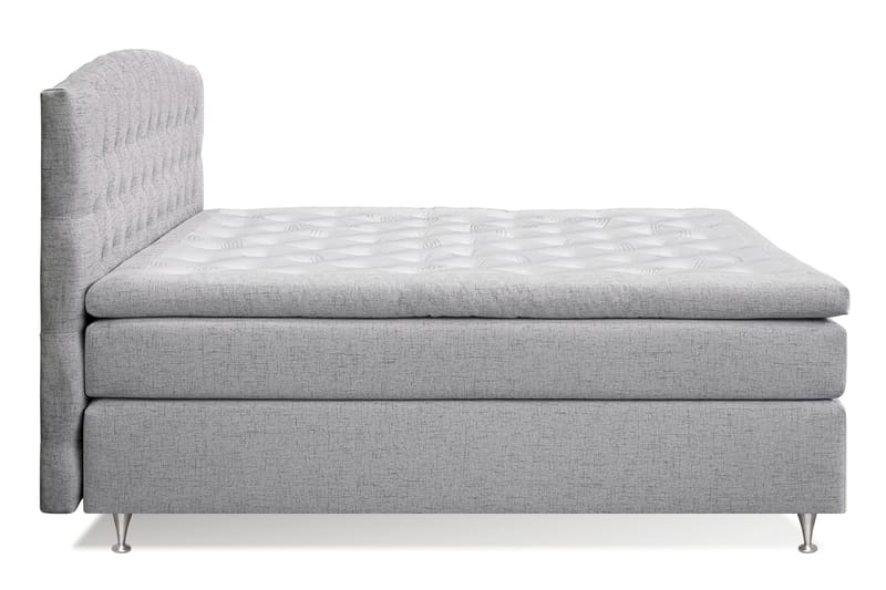 Belda Sängpaket 160x200 Medium - Ljusgrå - Komplett sängpaket - Kontinentalsäng - Dubbelsäng