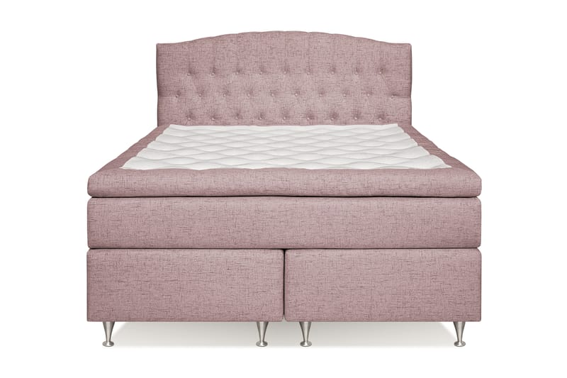 Belda Sängpaket 160x200 Medium - Rosa - Dubbelsäng - Komplett sängpaket - Kontinentalsäng