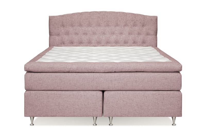 Belda Sängpaket 180x200 Fast - Rosa - Komplett sängpaket - Kontinentalsäng - Dubbelsäng