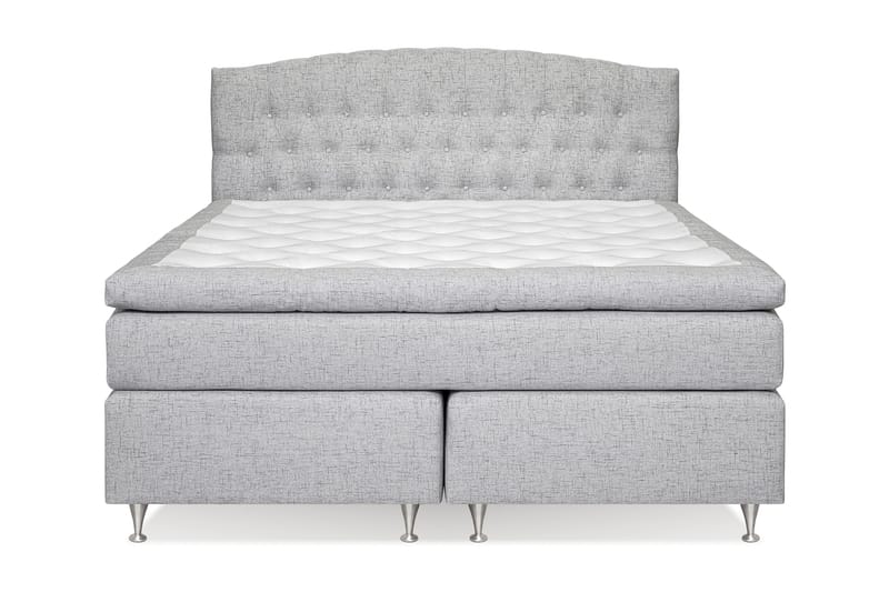 Belda Sängpaket 180x200 Fast/Medium - Ljusgrå - Komplett sängpaket - Kontinentalsäng - Dubbelsäng