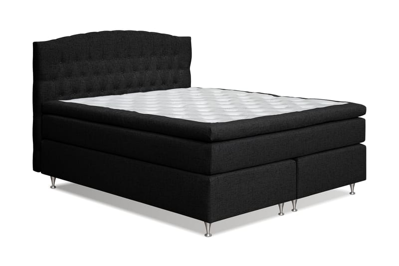 Belda Sängpaket 180x200 Fast/Medium - Svart - Komplett sängpaket - Kontinentalsäng - Dubbelsäng