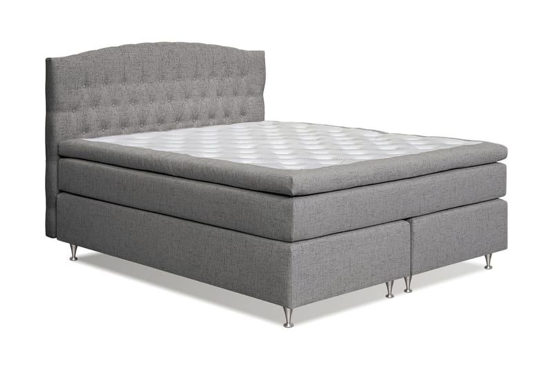 Belda Sängpaket 180x200 Medium - Grå - Komplett sängpaket - Kontinentalsäng - Dubbelsäng