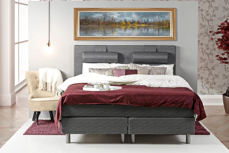 Belinda Sängpaket 160x200 Ancona - Ancona Grå - Möbler - Säng - Komplett sängpaket