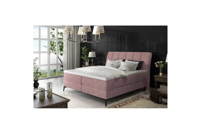 Boxfjäder Eltap Aderito - 180x200 cm, Soro 61, Rosa - Möbler - Säng - Kontinentalsäng