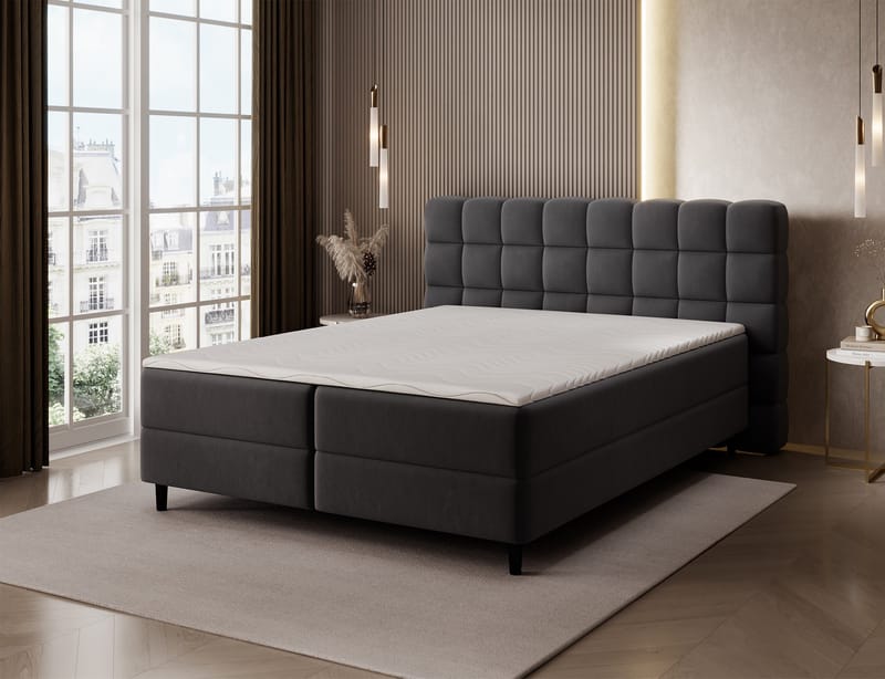 Camma Sängpaket Kontinentalsäng med förvaring 160x200 cm - Lukso 10 - Möbler - Säng - Kontinentalsäng
