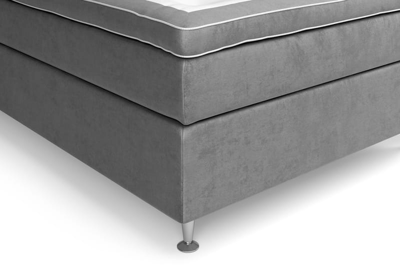 Celine Kontinentalsäng 120x200cm - Grå/Sammet - Möbler - Säng - Kontinentalsäng