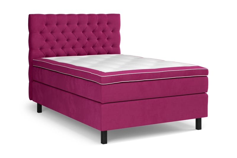 Celine Kontinentalsäng 140x200cm - Rosa/Sammet - Möbler - Säng - Kontinentalsäng