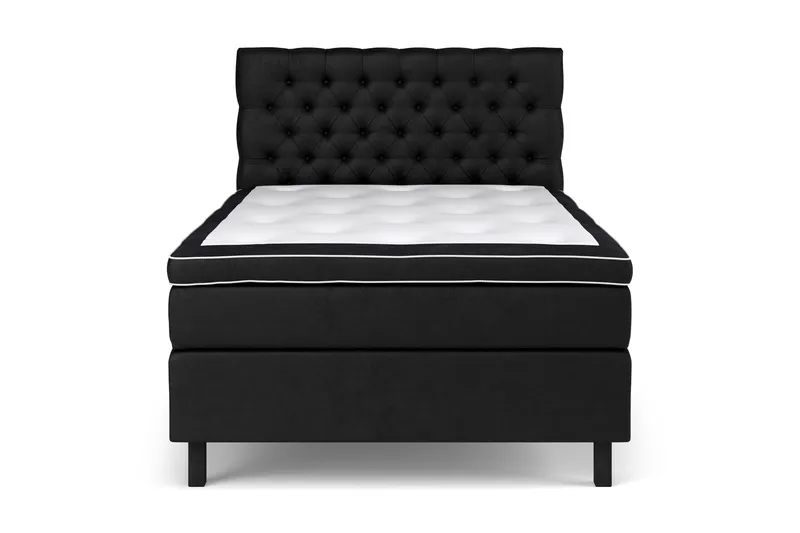 Celine Kontinentalsäng 140x200cm - Svart/Sammet - Möbler - Säng - Kontinentalsäng
