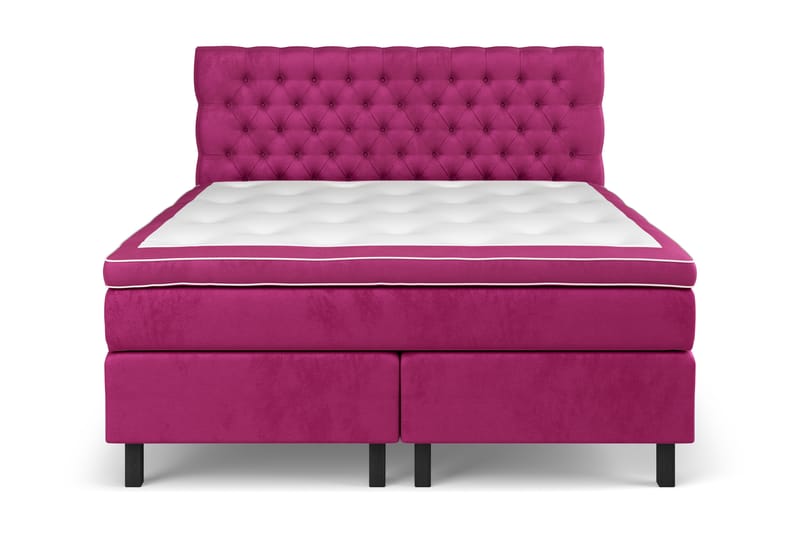 Celine Kontinentalsäng 160x200cm - Rosa/Sammet - Möbler - Säng - Kontinentalsäng