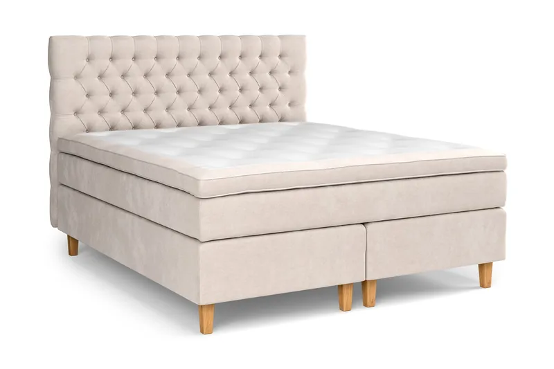 Celine Kontinentalsäng 180x200cm - Beige/Sammet - Möbler - Säng - Kontinentalsäng