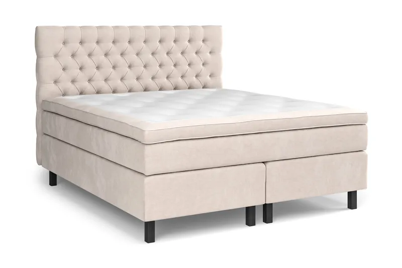 Celine Kontinentalsäng 180x200cm - Beige/Sammet - Möbler - Säng - Kontinentalsäng