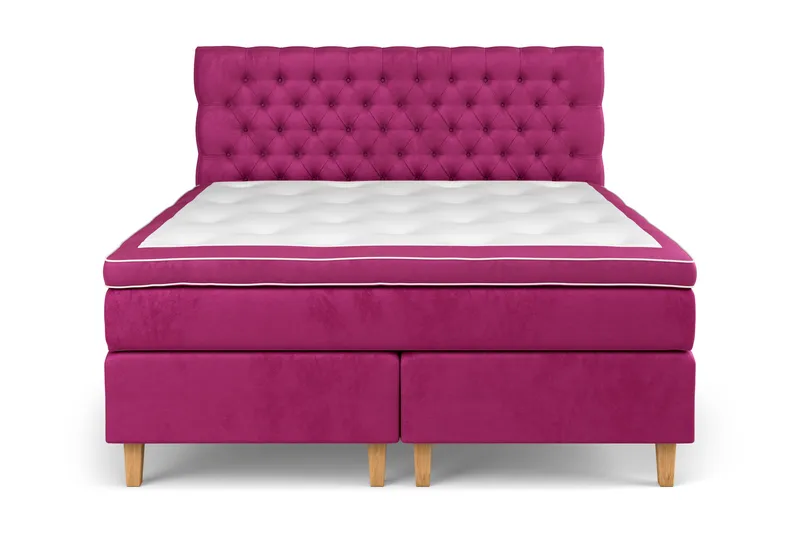 Celine Kontinentalsäng 180x200cm - Rosa/Sammet - Möbler - Säng - Kontinentalsäng