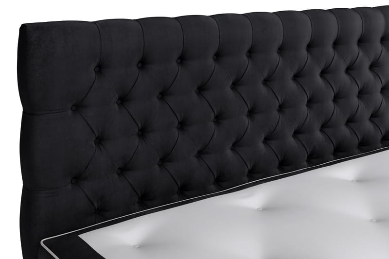 Celine Kontinentalsäng 180x200cm - Svart/Sammet - Möbler - Säng - Kontinentalsäng