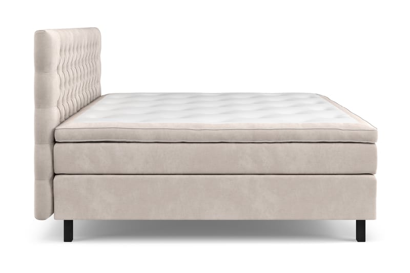Celine Kontinentalsäng 210x210cm - Beige/Sammet - Möbler - Säng - Komplett sängpaket