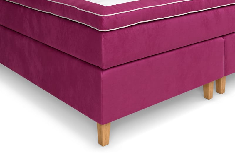Celine Kontinentalsäng 210x210cm - Rosa/Sammet - Möbler - Säng - Kontinentalsäng