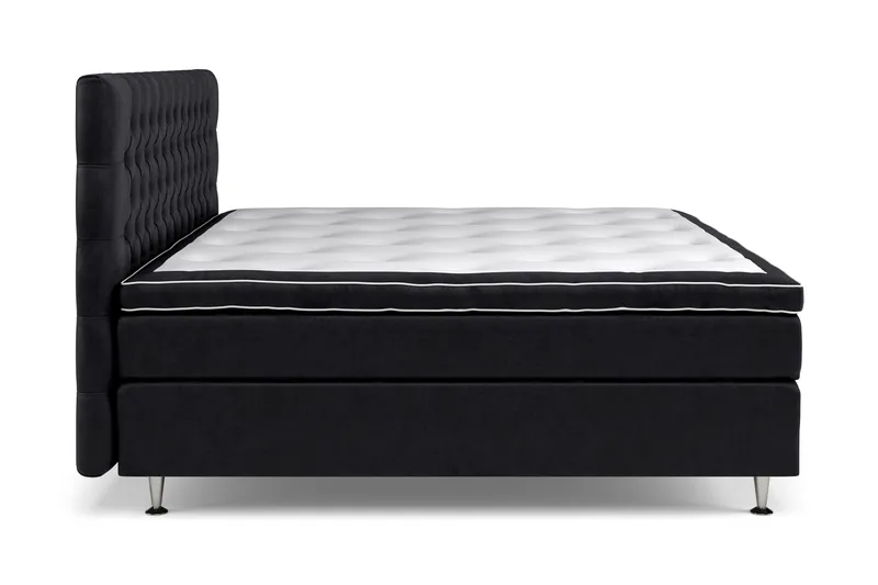 Celine Kontinentalsäng 210x210cm - Svart / Sammet - Möbler - Säng - Kontinentalsäng