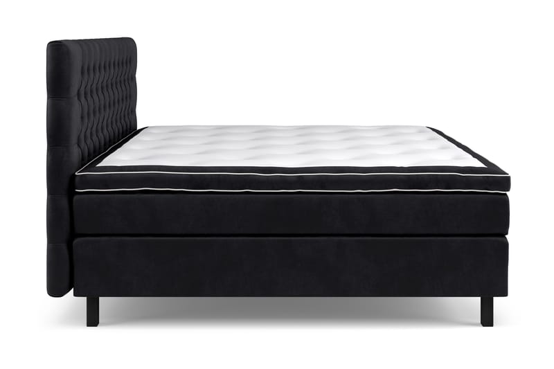 Celine Kontinentalsäng 210x210cm - Svart/Sammet - Möbler - Säng - Kontinentalsäng