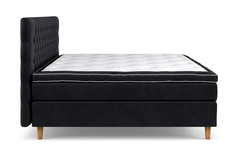 Celine Kontinentalsäng 210x210cm - Svart/Sammet - Möbler - Säng - Komplett sängpaket