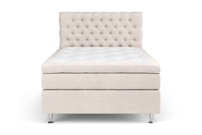 Celine Sängpaket 120x200 cm - Beige/Sammet - Möbler - Säng - Kontinentalsäng