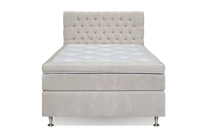 Celine Sängpaket 120x200 cm - Beige/Sammet - Möbler - Säng - Kontinentalsäng