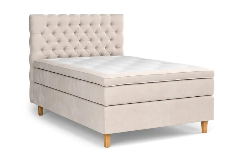 Celine Sängpaket 120x200 cm - Beige/Sammet - Möbler - Säng - Kontinentalsäng