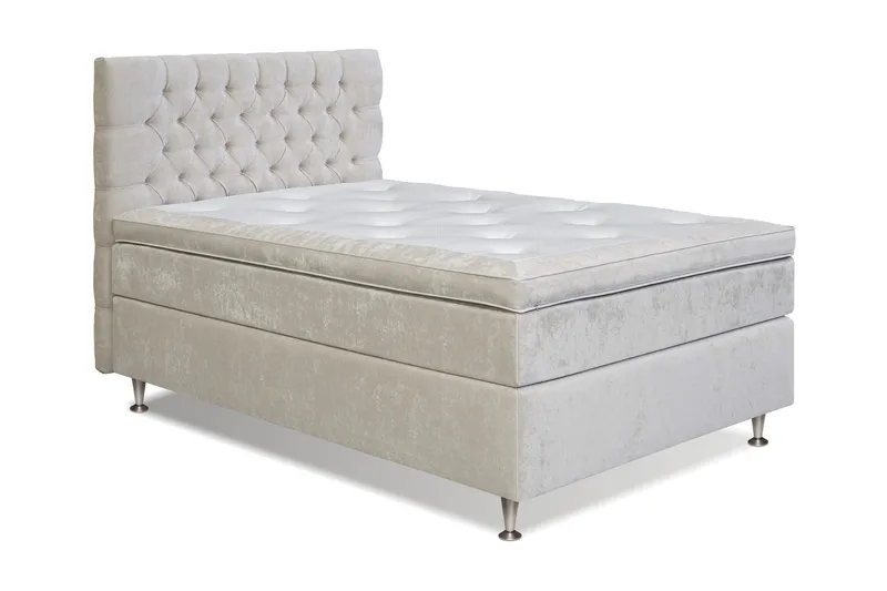 Celine Sängpaket 120x200 cm - Beige/Sammet - Möbler - Säng - Kontinentalsäng