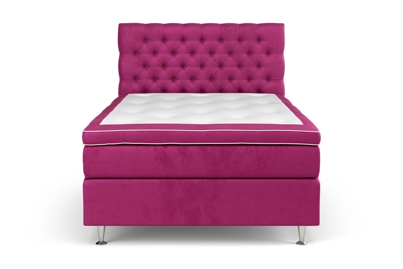 Celine Sängpaket 120x200 cm - Rosa/Sammet - Möbler - Säng - Komplett sängpaket