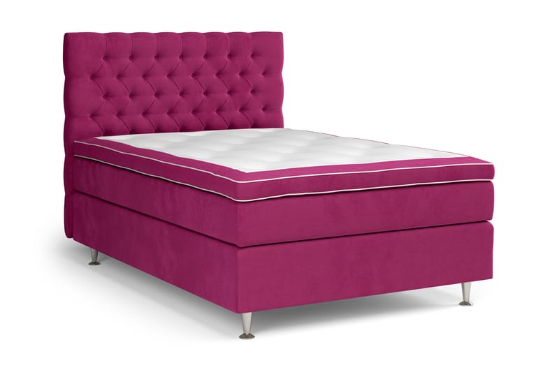 Celine Sängpaket 120x200 cm - Rosa/Sammet - Möbler - Säng - Komplett sängpaket
