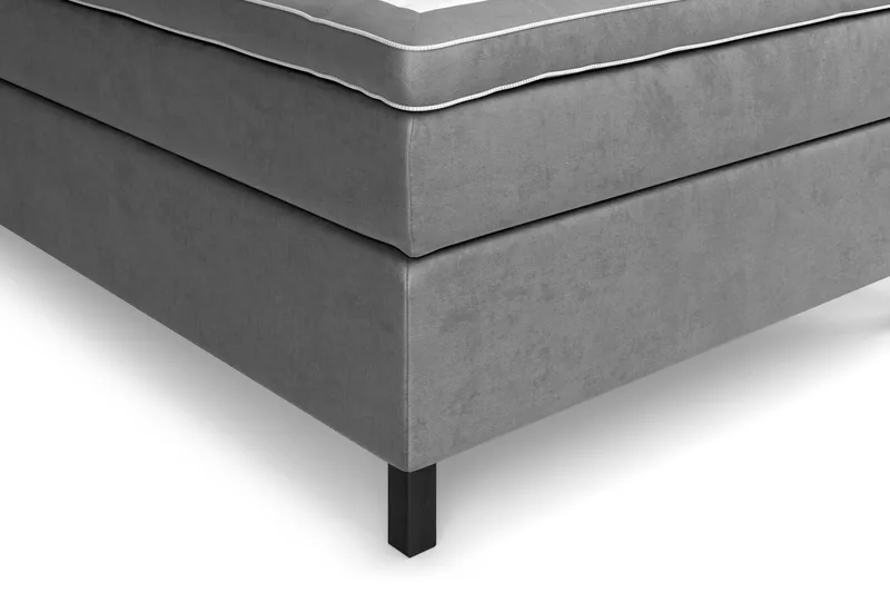 Celine Sängpaket 140x200cm - Grå/Sammet - Möbler - Säng - Kontinentalsäng