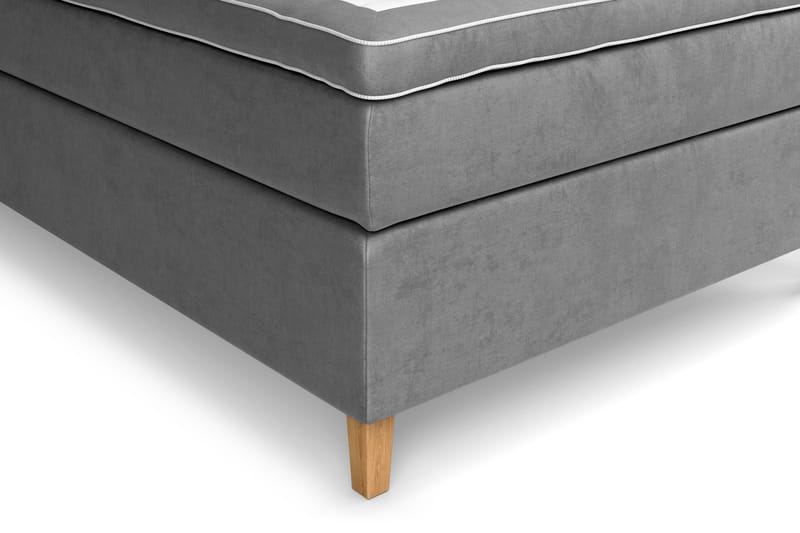 Celine Sängpaket 140x200cm - Grå/Sammet - Möbler - Säng - Kontinentalsäng