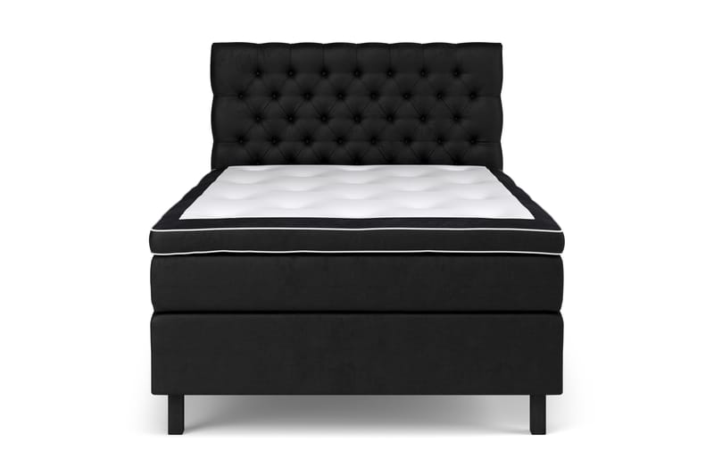 Celine Sängpaket 140x200cm - Svart/Sammet - Möbler - Säng - Kontinentalsäng