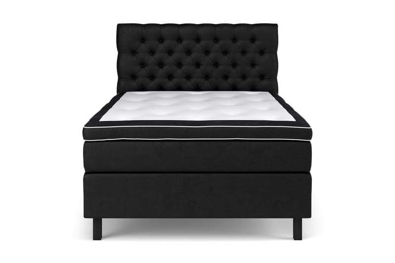 Celine Sängpaket 140x200cm - Svart/Sammet - Möbler - Säng - Kontinentalsäng