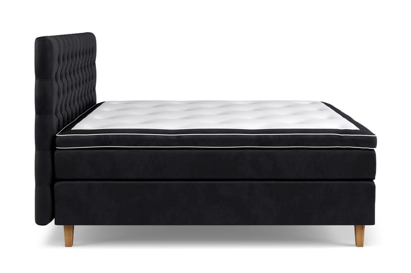 Celine Sängpaket 160x200cm - Svart/Sammet - Möbler - Säng - Komplett sängpaket