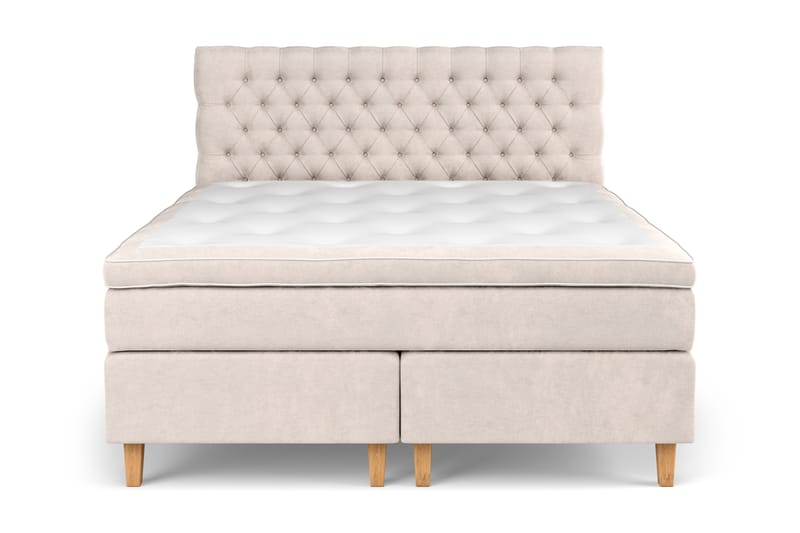 Celine Sängpaket 180x200 cm - Beige/Sammet - Möbler - Säng - Komplett sängpaket